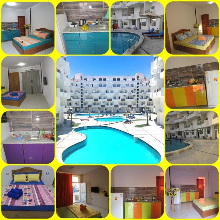 Apartments Near Dolce Vita - Redsealine Hurghada Ngoại thất bức ảnh